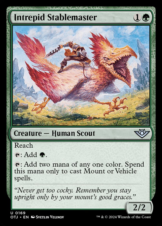 Intrepid Stablemaster 169/286 (Outlaws of Thunder Junction)  - Foil