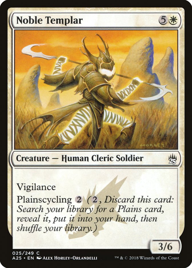 Noble Templar 25/249 (Masters 25)  - Foil