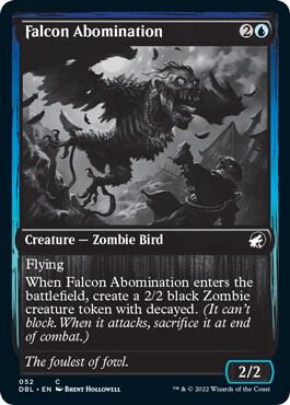 Falcon Abomination 52/534 (Innistrad: Double Feature) 