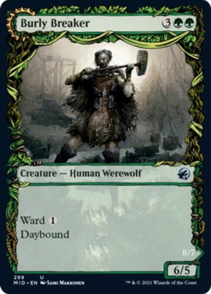 Burly Breaker Showcase 299/277 (Innistrad: Midnight Hunt) 
