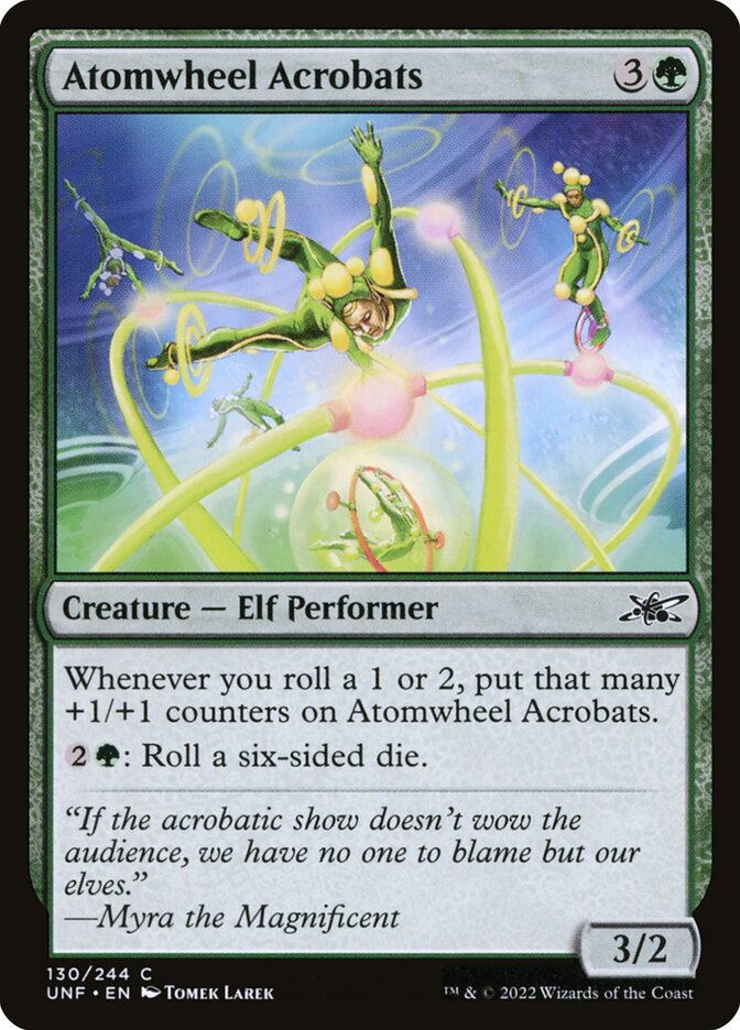 Atomwheel Acrobats 130/244 (Unfinity) 