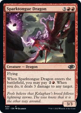 Sparktongue Dragon 604 (Jumpstart 2022) 