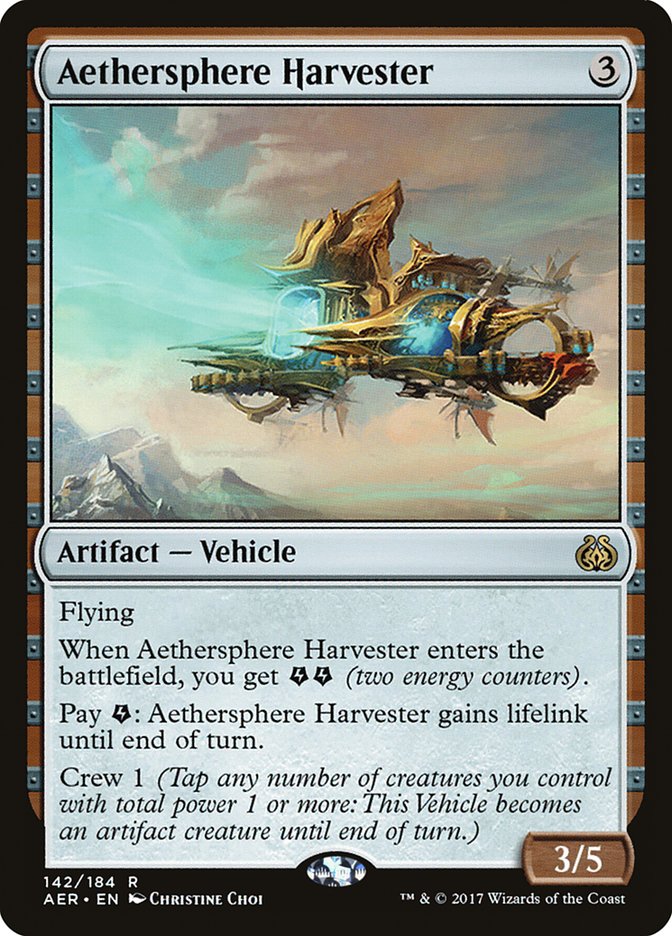 Aethersphere Harvester 142/184 (Aether Revolt) 