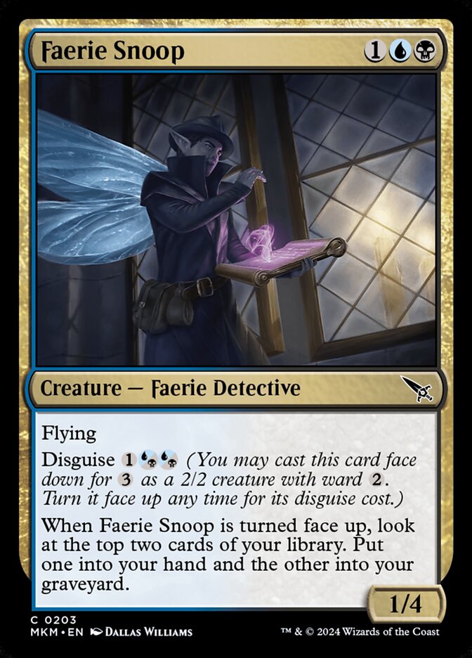 Faerie Snoop 203/286 (Murders at Karlov Manor)  - Foil