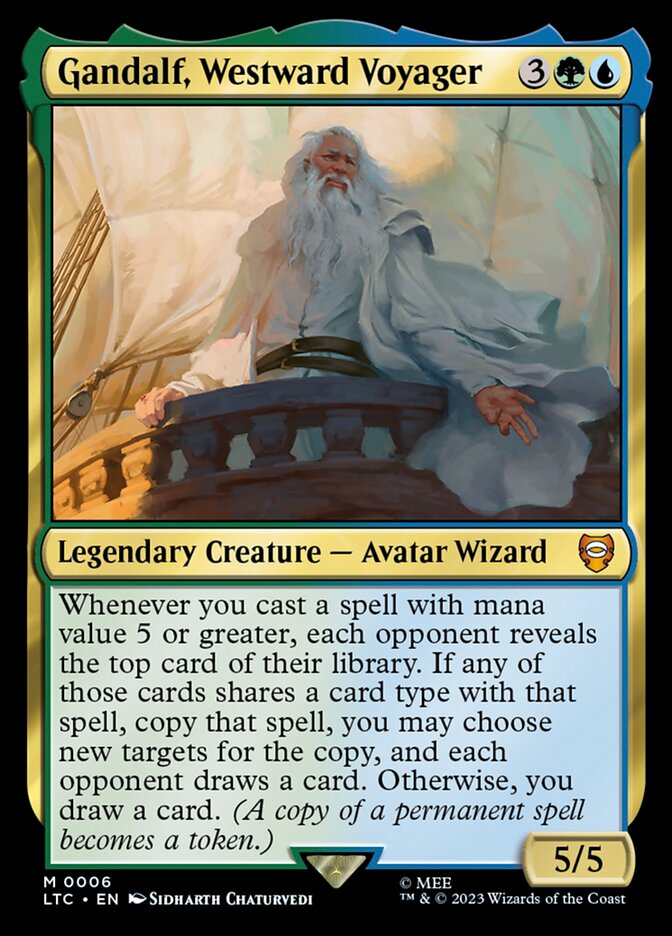 Gandalf, Westward Voyager 6 (Commander: The Lord of the Rings: Tales of Middle-earth) 