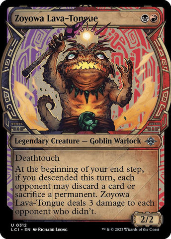 Zoyowa, Lava-Tongue 312/291 (The Lost Caverns of Ixalan)  - Showcase Foil