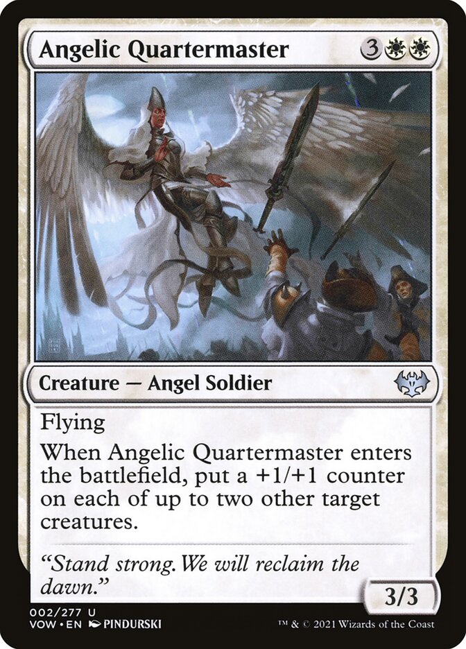 Angelic Quartermaster 2 (Innistrad: Crimson Vow) 