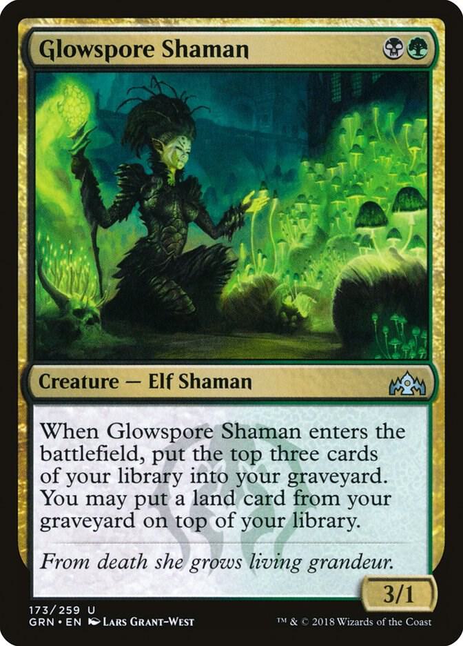 Glowspore Shaman 173 (Guilds of Ravnica) 