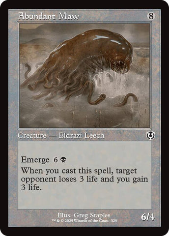 Abundant Maw 329/287 (Innistrad Remastered)  - Retro