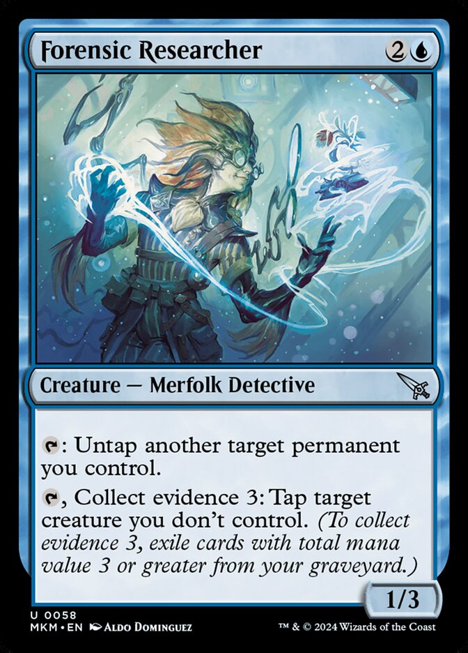 Forensic Researcher 58/286 (Murders at Karlov Manor)  - Foil