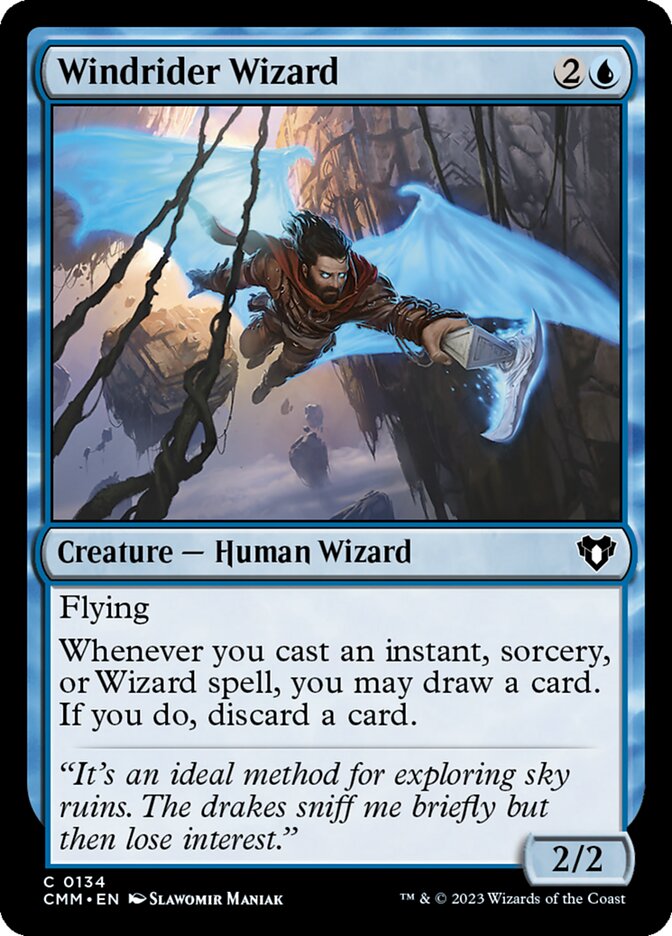Windrider Wizard 134 (Commander Masters) 