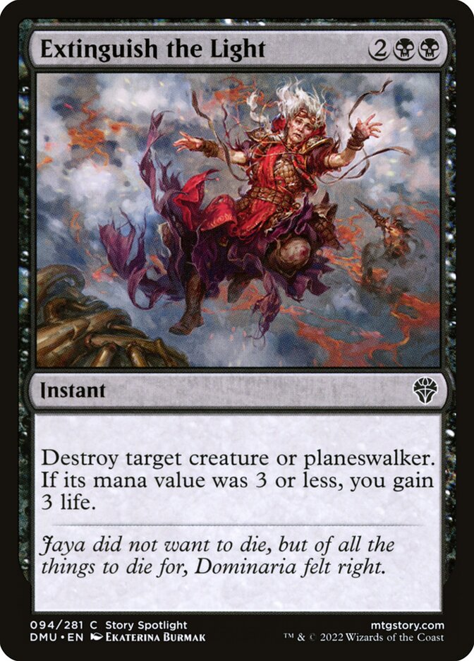Extinguish the Light 94/281 (Dominaria United)  - Foil