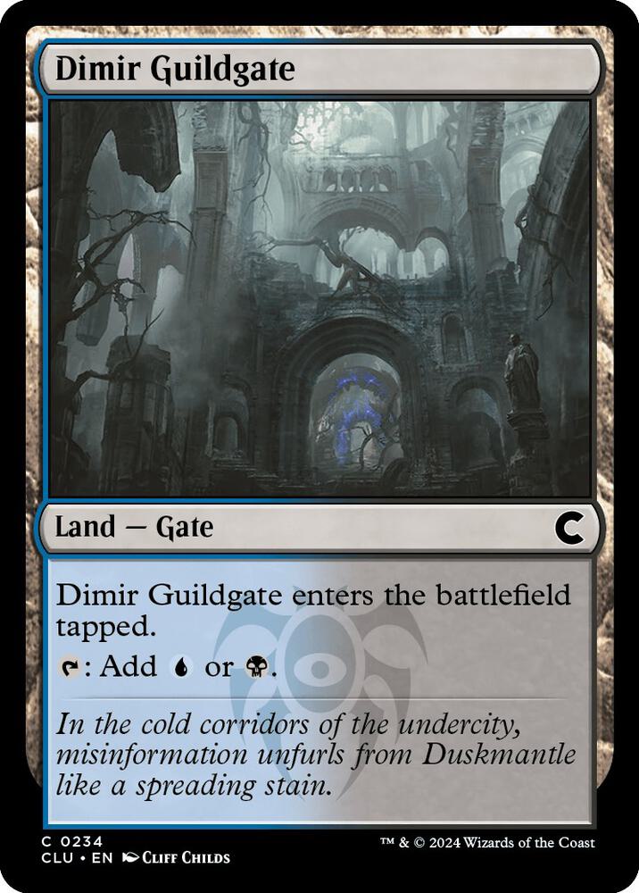 Dimir Guildgate 234/284 (Ravnica: Clue Edition) 