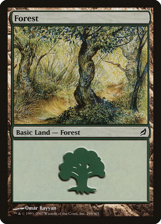 Forest 298 298 (Lorwyn)  - Foil