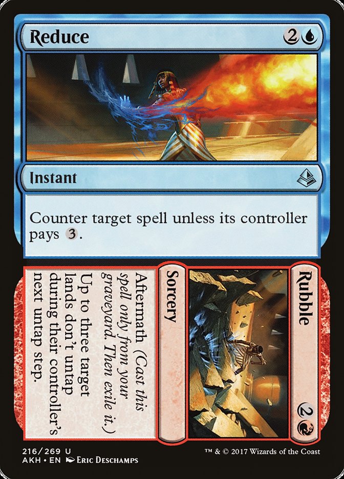 Reduce // Rubble 216/269 (Amonkhet) 