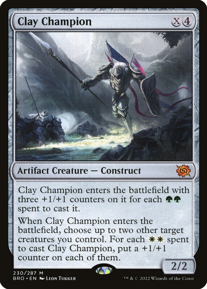 Clay Champion 230/287 (The Brothers' War)  - Foil