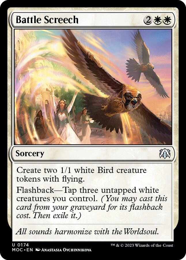 Battle Screech 174/444 (Commander: March of the Machine) 