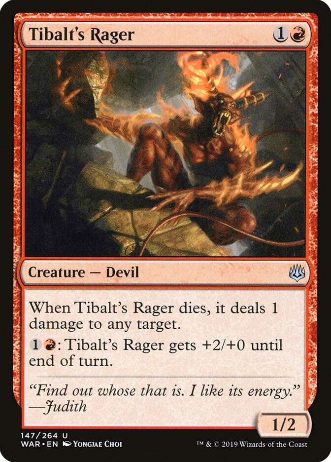 Tibalt's Rager 147/264 (War of the Spark) 