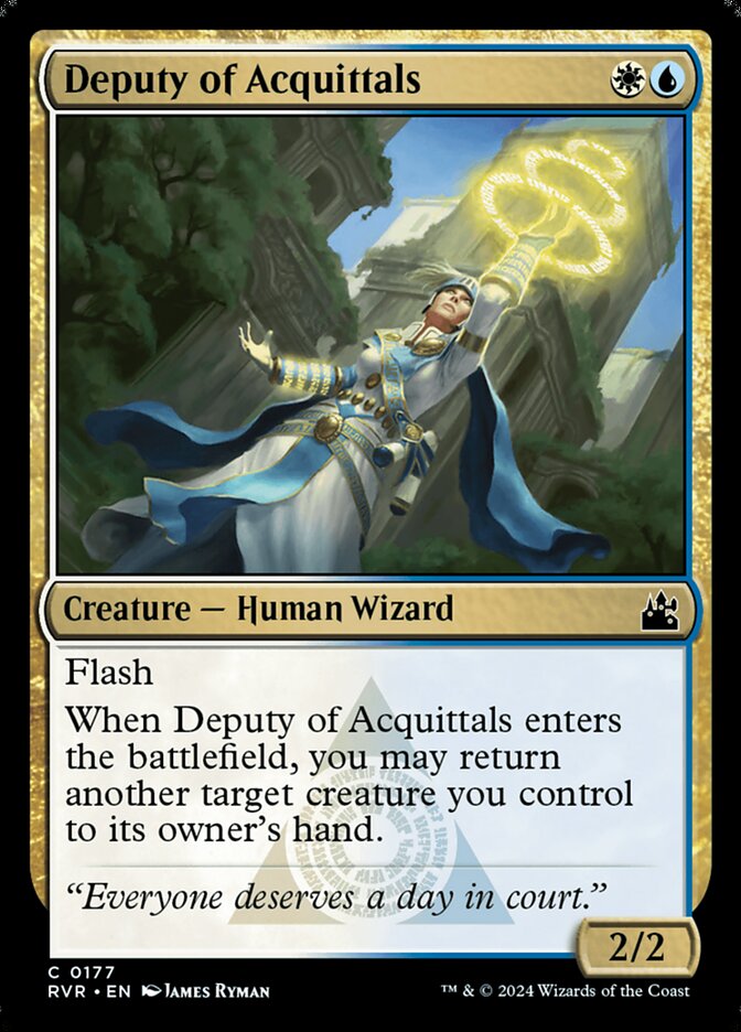 Deputy of Acquittals 177/291 (Ravnica Remastered)  - Foil