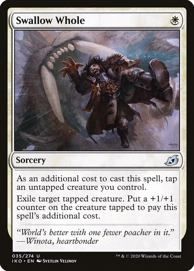 Swallow Whole 35/274 (Ikoria: Lair of Behemoths)  - Foil