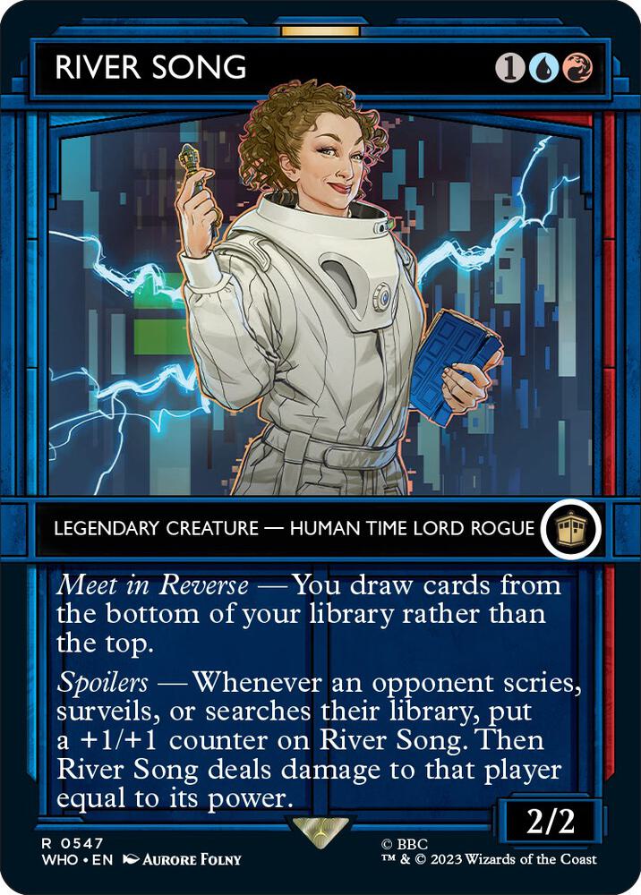 River Song 547/331 (Universes Beyond: Doctor Who)  - Showcase Foil
