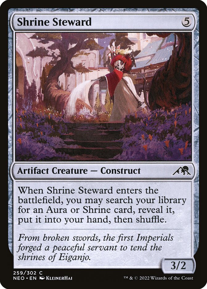 Shrine Steward 259/302 (Kamigawa: Neon Dynasty) 