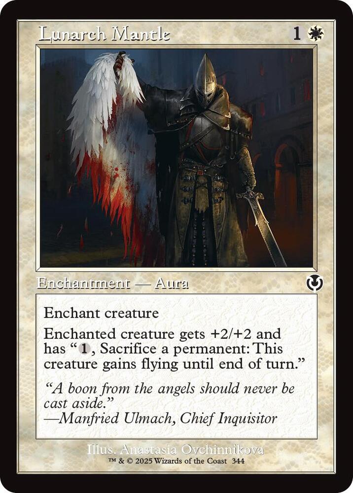Lunarch Mantle 344/287 (Innistrad Remastered)  - Retro Foil