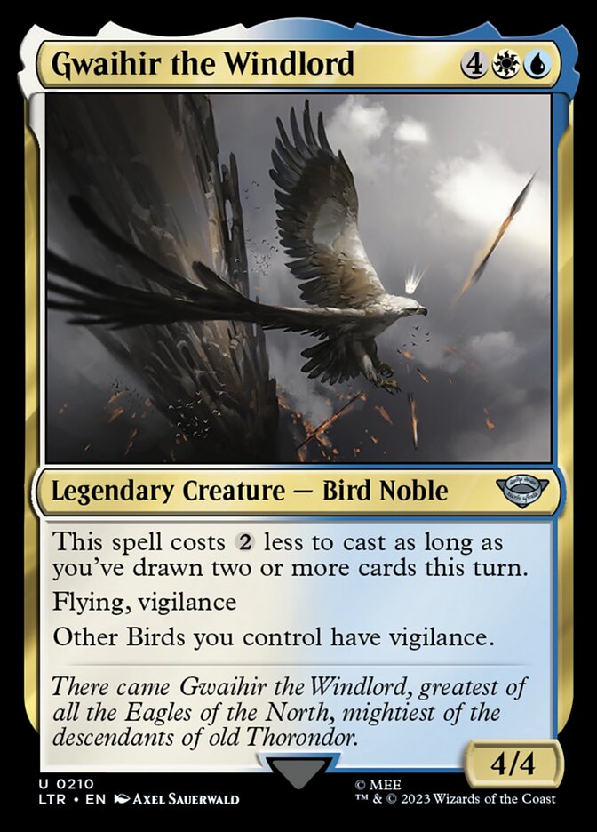 Gwaihir the Windlord 210/281 (Universes Beyond: The Lord of the Rings: Tales of Middle-earth)  - Foil