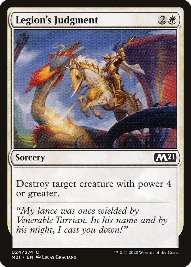 Legion's Judgment 24 (Core Set 2021)  - Foil
