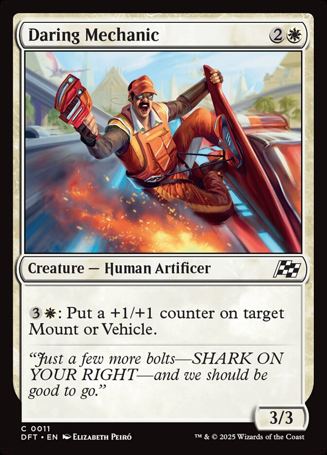 Daring Mechanic 11/291 (Aetherdrift)  - Foil