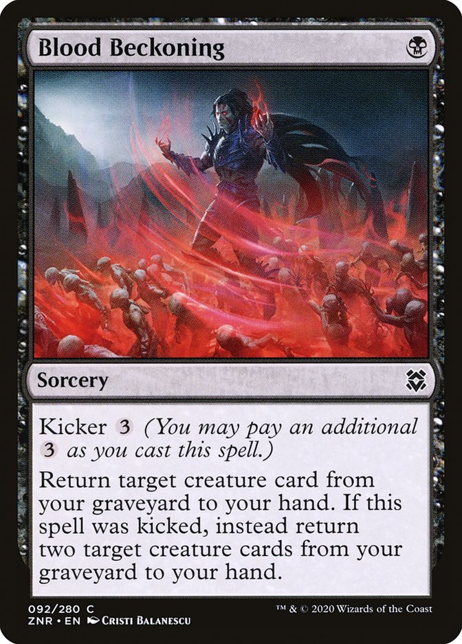 Blood Beckoning 92/280 (Zendikar Rising) 