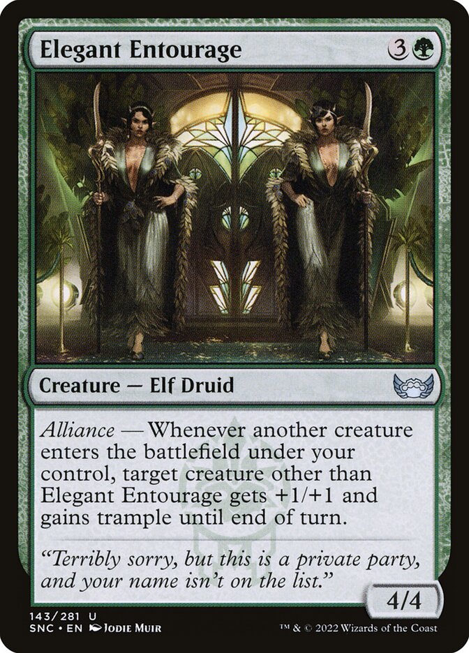 Elegant Entourage 143/281 (Streets of New Capenna) 