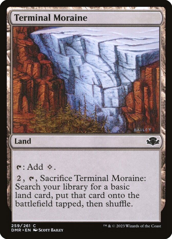 Terminal Moraine 259 (Dominaria Remastered)  - Foil