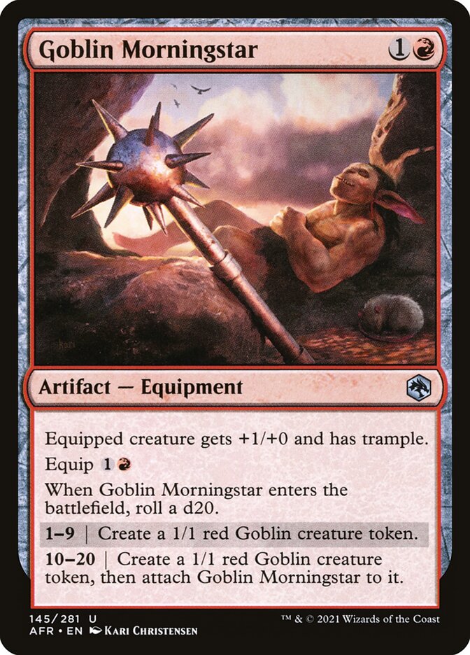 Goblin Morningstar 145 (Adventures in the Forgotten Realms) 