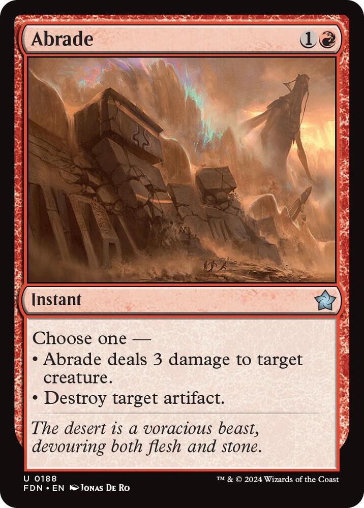Abrade 188 (Foundations)  - Foil