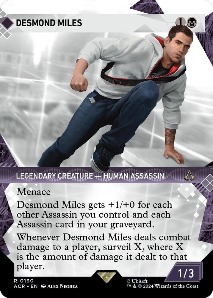 Desmond Miles 130/110 (Universes Beyond: Assassin's Creed)  - Showcase Foil