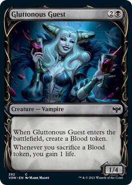 Gluttonous Guest Showcase 292/277 (Innistrad: Crimson Vow)  - Foil