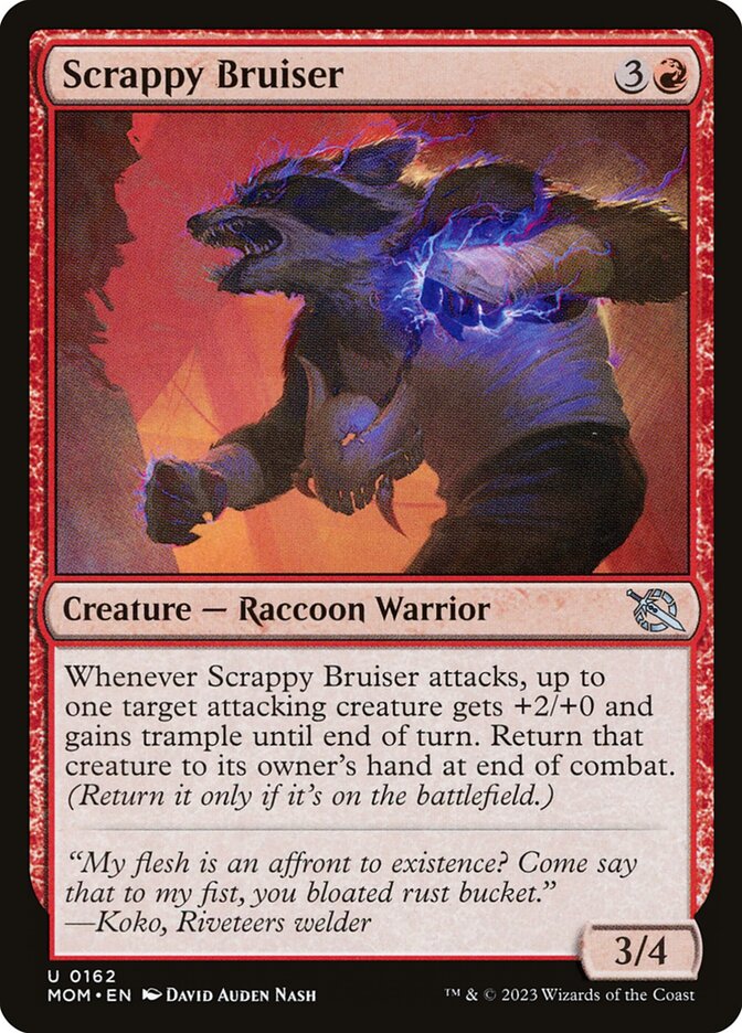 Scrappy Bruiser 162/291 (March of the Machine)  - Foil