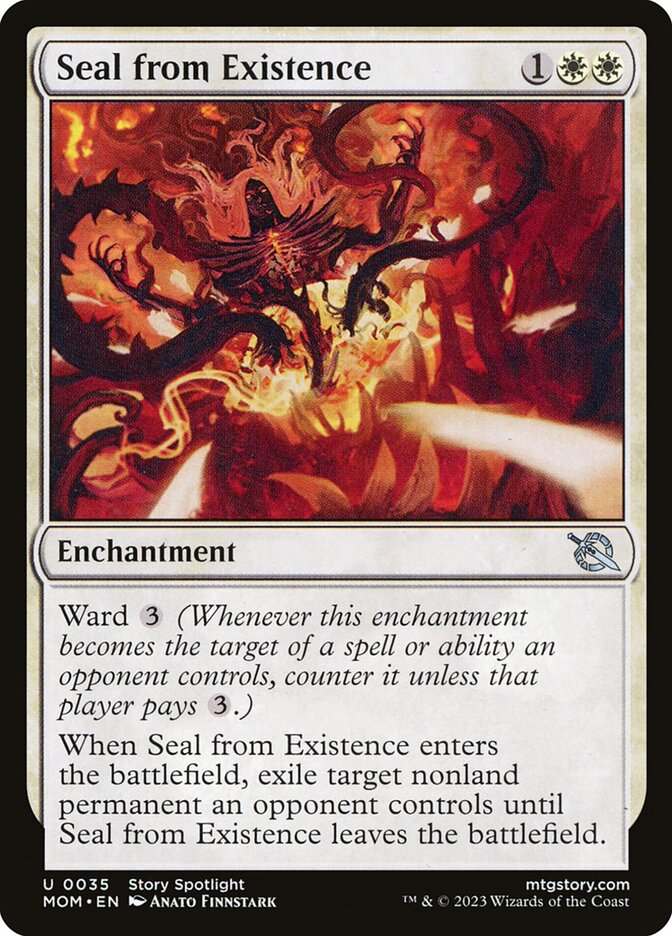 Seal from Existence 35/291 (March of the Machine)  - Foil