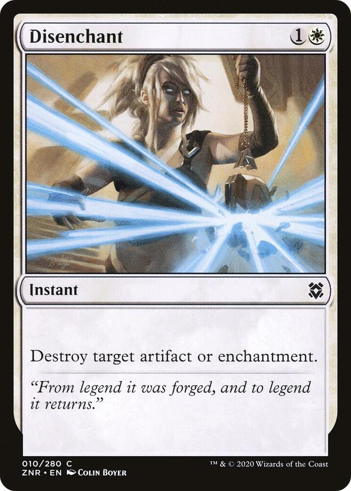 Disenchant 10/280 (Zendikar Rising)  - Foil