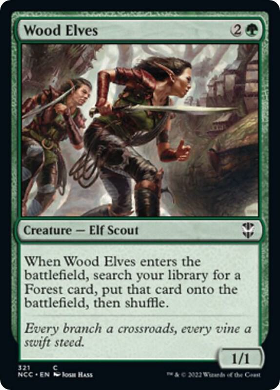 Wood Elves 321 (Commander: Streets of New Capenna) 
