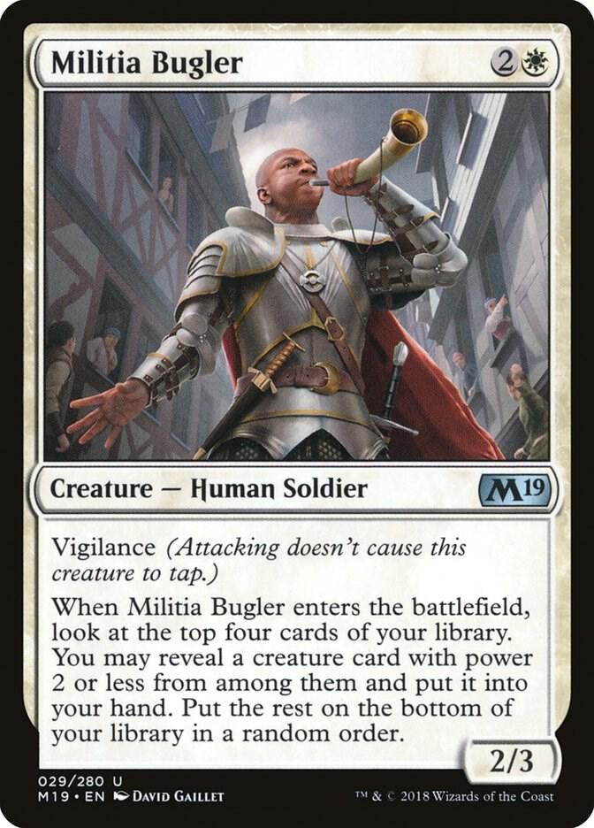 Militia Bugler 29/280 (Core Set 2019) 