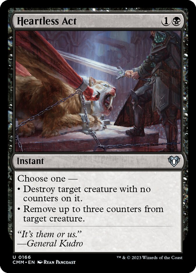 Heartless Act 166/451 (Commander Masters) 