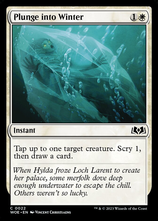Plunge into Winter 22/276 (Wilds of Eldraine)  - Foil