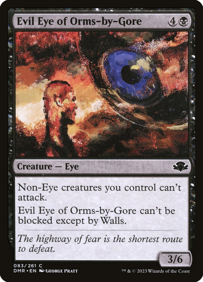 Evil Eye of Orms-by-Gore 83 (Dominaria Remastered)  - Foil