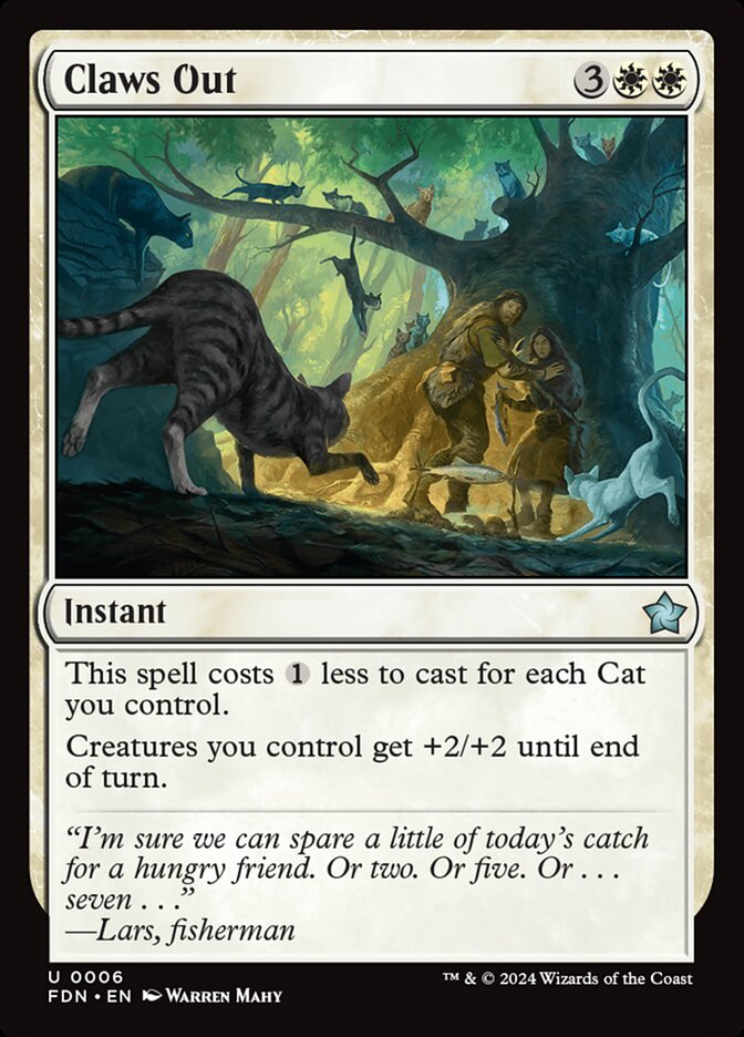 Claws Out 6/291 (Foundations) 