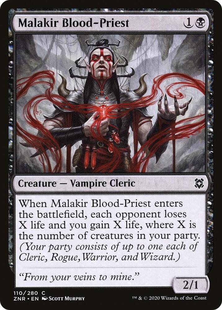 Malakir Blood-Priest 110/280 (Zendikar Rising)  - Foil