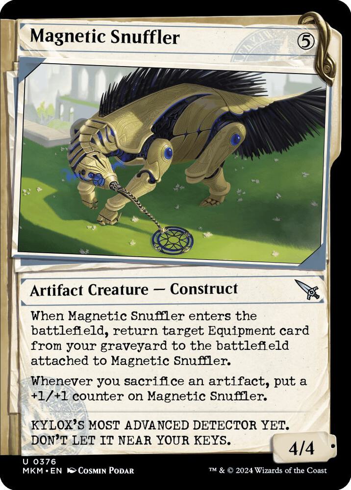 Magnetic Snuffler 376/286 (Murders at Karlov Manor)  - Showcase Foil