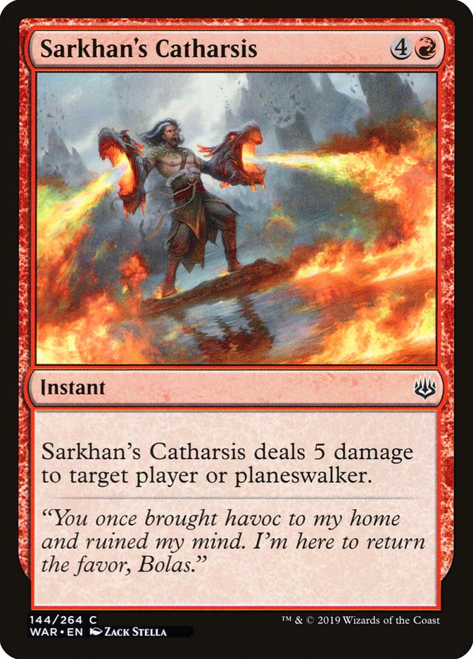 Sarkhan's Catharsis 144/264 (War of the Spark) 