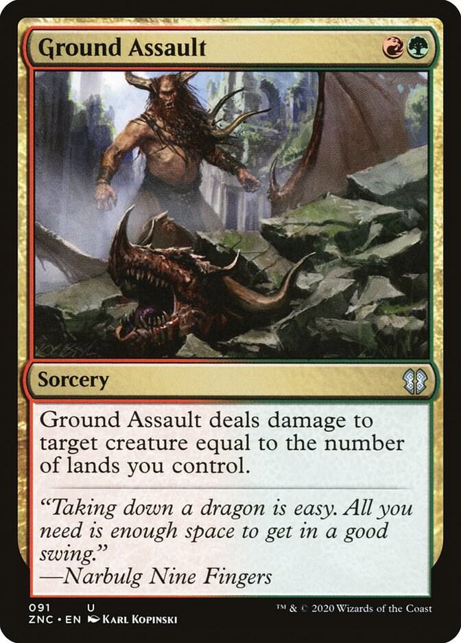 Ground Assault 91/142 (Commander: Zendikar Rising) 